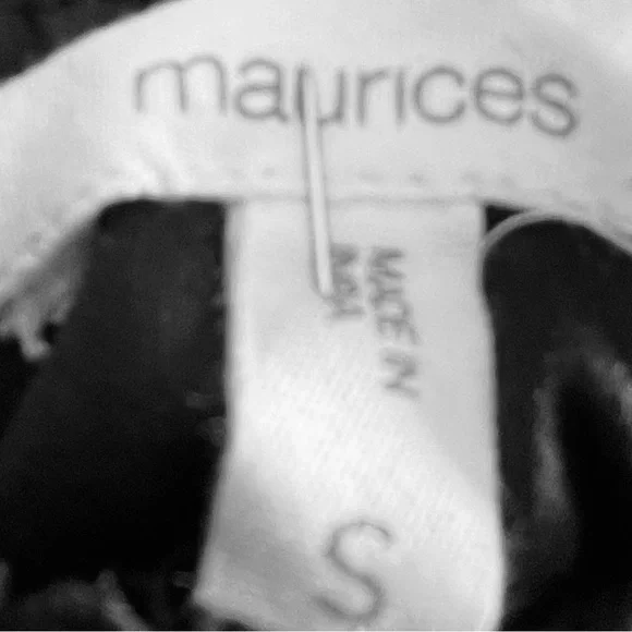 Maurices Black Lace-Trim Double-Strap Dress.  Size S - Picture 4 of 4